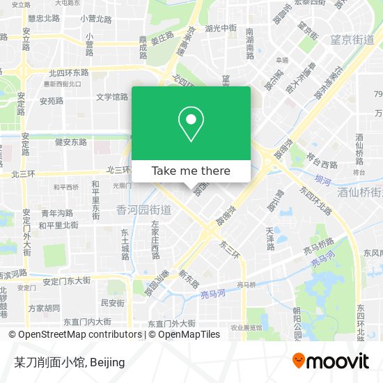 某刀削面小馆 map