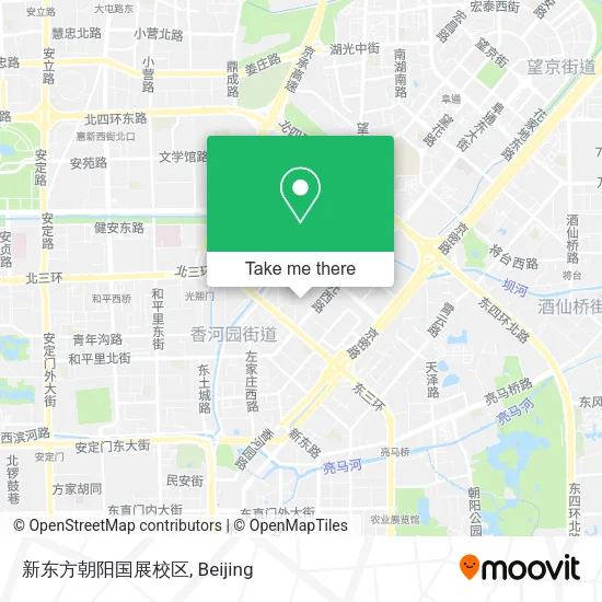 新东方朝阳国展校区 map