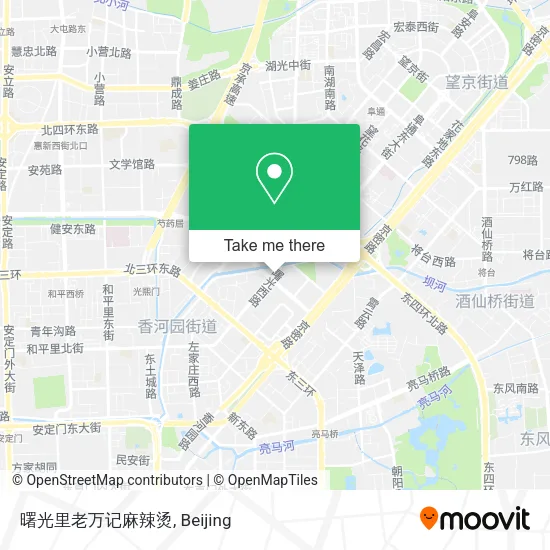 曙光里老万记麻辣烫 map