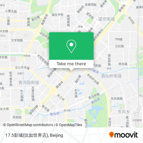 17.5影城(比如世界店) map