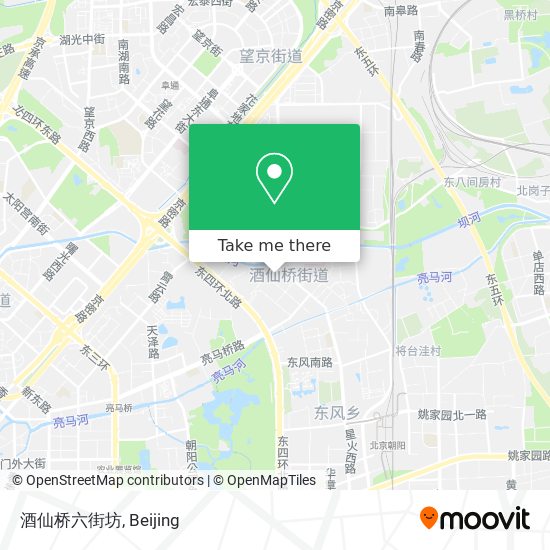 酒仙桥六街坊 map