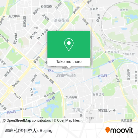 翠峰苑(酒仙桥店) map