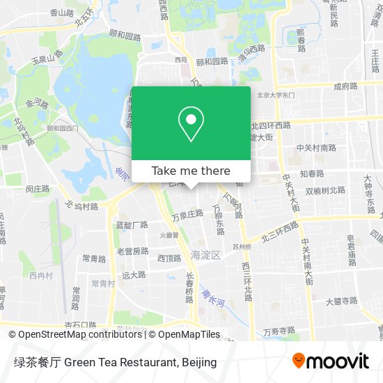 绿茶餐厅 Green Tea Restaurant map