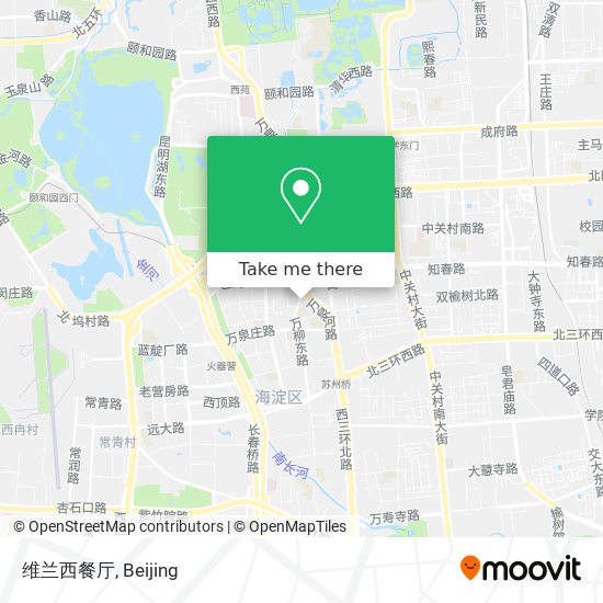 维兰西餐厅 map