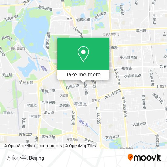 万泉小学 map