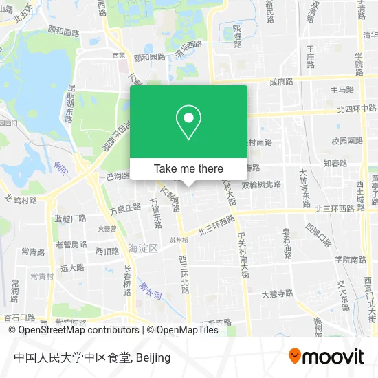 中国人民大学中区食堂 map