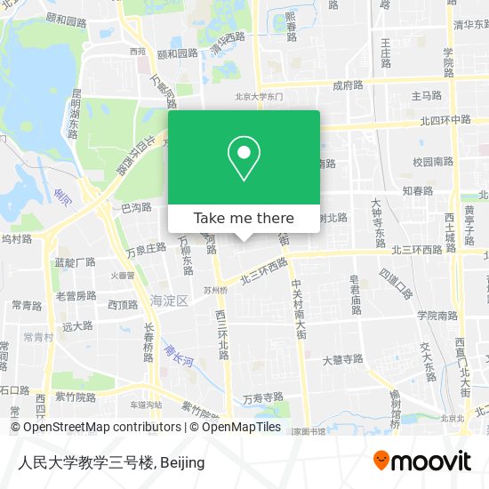 人民大学教学三号楼 map