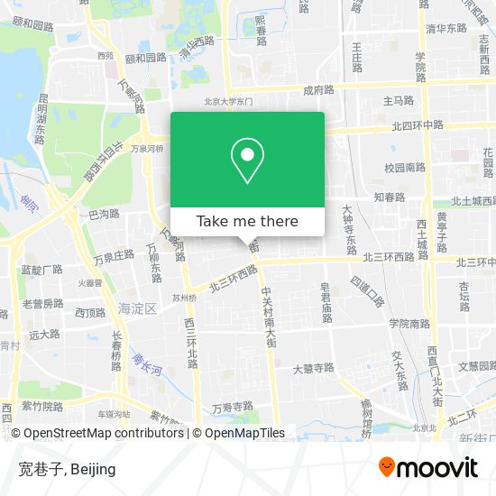 宽巷子 map