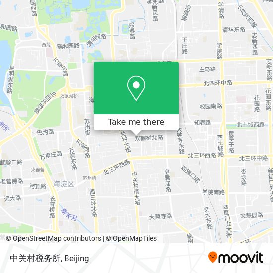 中关村税务所 map