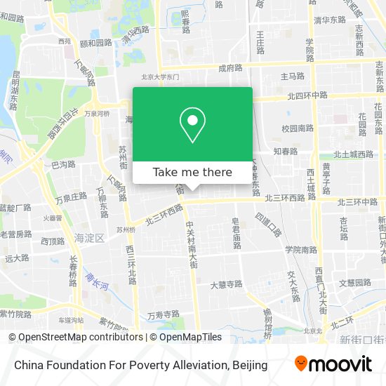 China Foundation For Poverty Alleviation map
