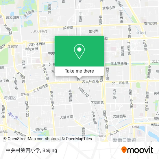 中关村第四小学 map