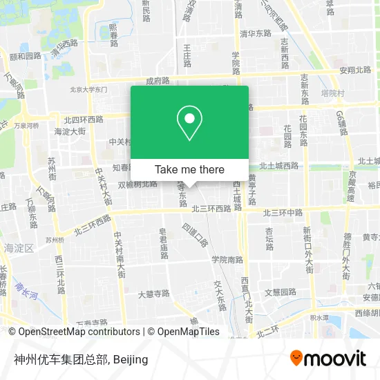 神州优车集团总部 map