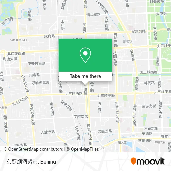 京蓟烟酒超巿 map