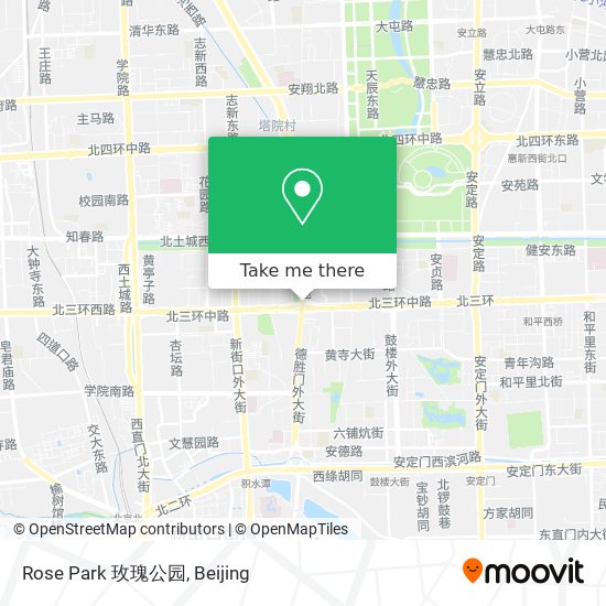 Rose Park 玫瑰公园 map