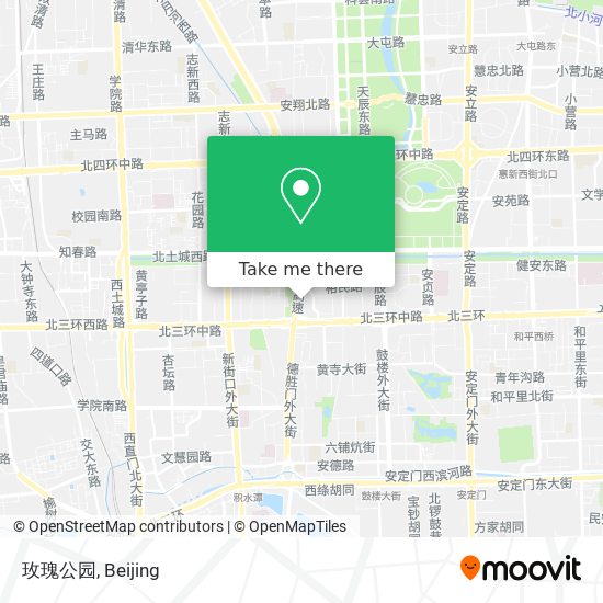 玫瑰公园 map