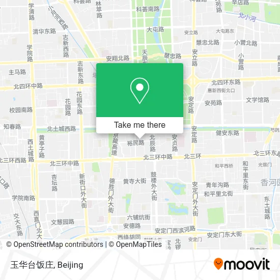 玉华台饭庄 map