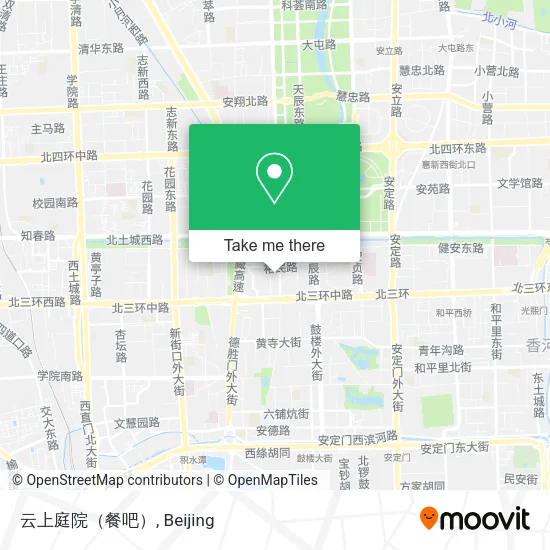云上庭院（餐吧） map