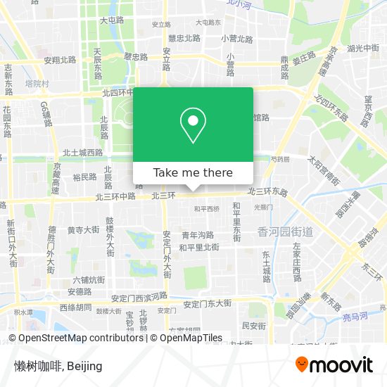 懒树咖啡 map