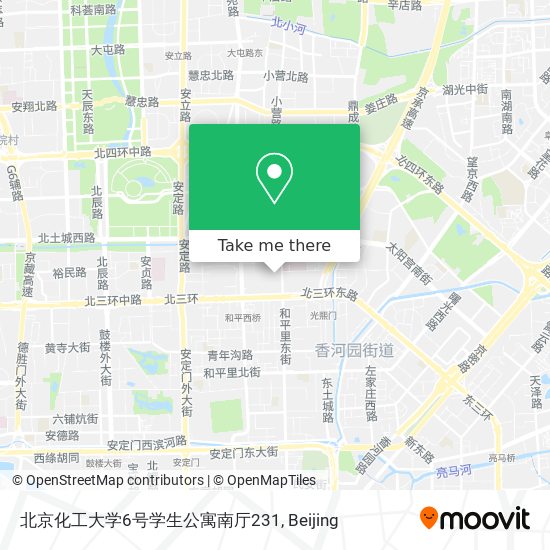 北京化工大学6号学生公寓南厅231 map