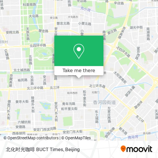 北化时光咖啡 BUCT Times map