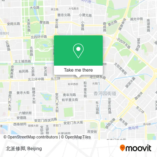 北派修脚 map