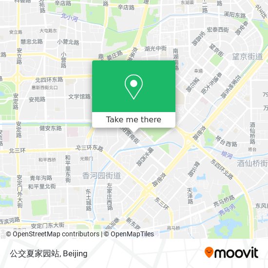 公交夏家园站 map