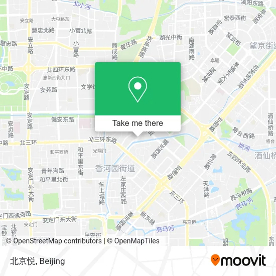北京悦 map