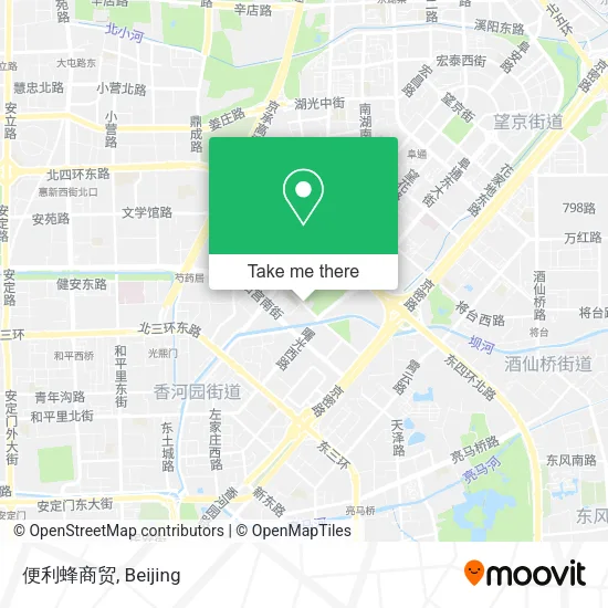 便利蜂商贸 map