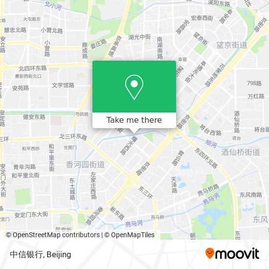 中信银行 map