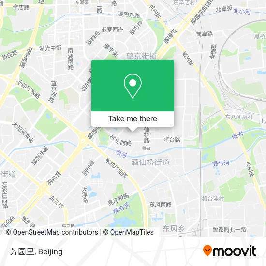 芳园里 map