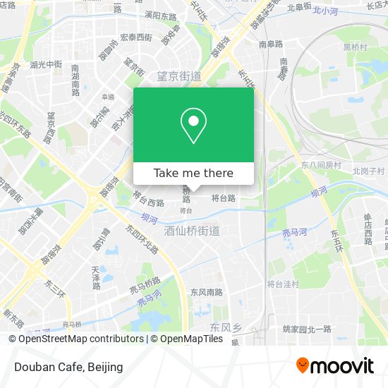 Douban Cafe map