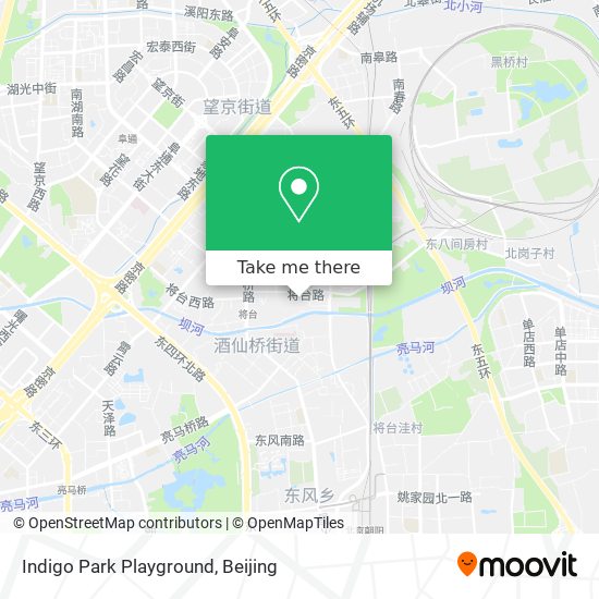 Indigo Park Playground map