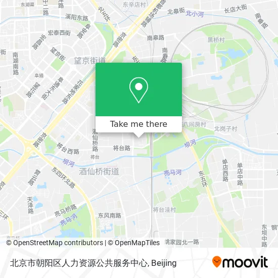 北京市朝阳区人力资源公共服务中心 map
