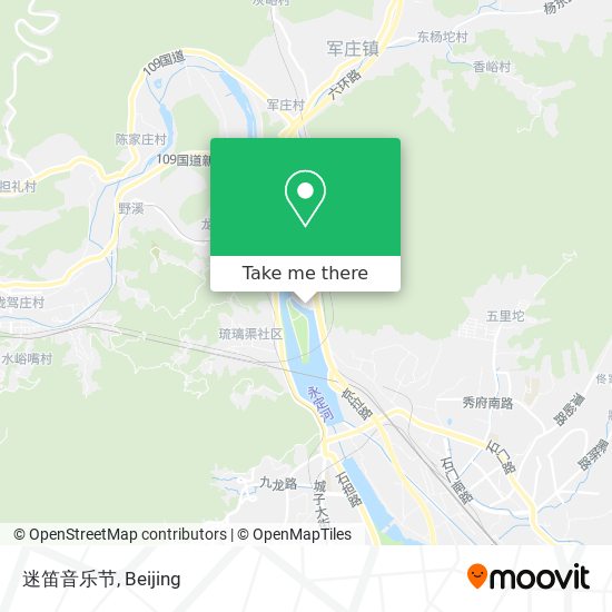 迷笛音乐节 map