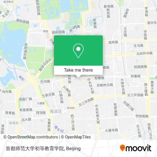 首都师范大学初等教育学院 map
