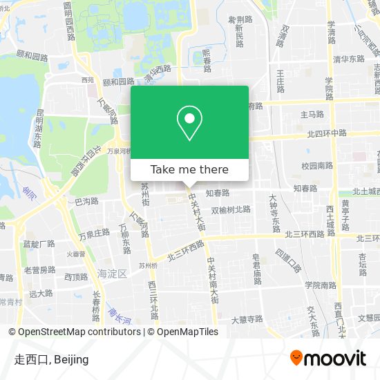 走西口 map
