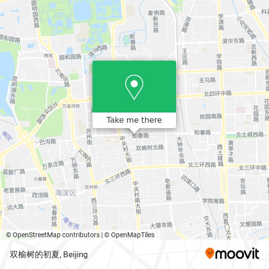 双榆树的初夏 map