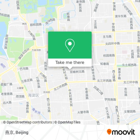 燕京 map