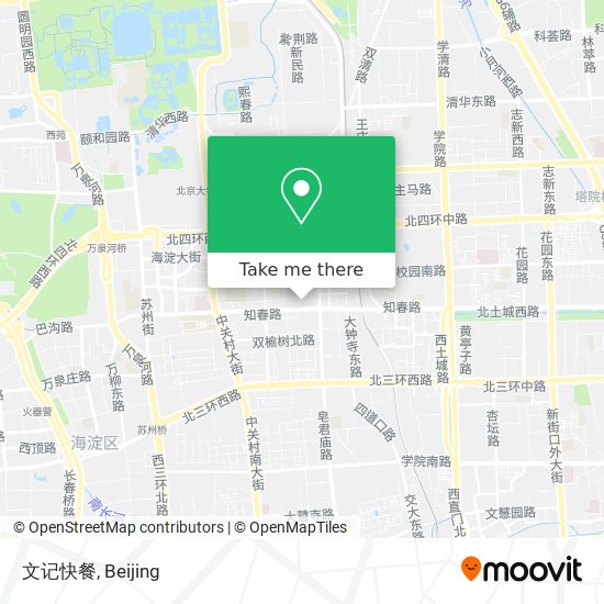 文记快餐 map