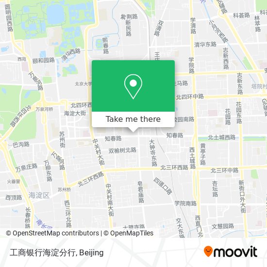 工商银行海淀分行 map
