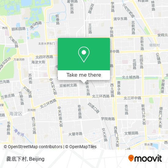 爨底下村 map