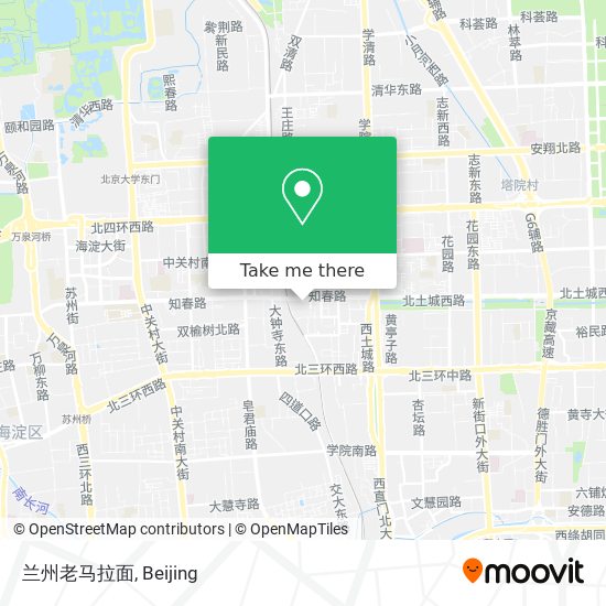 兰州老马拉面 map