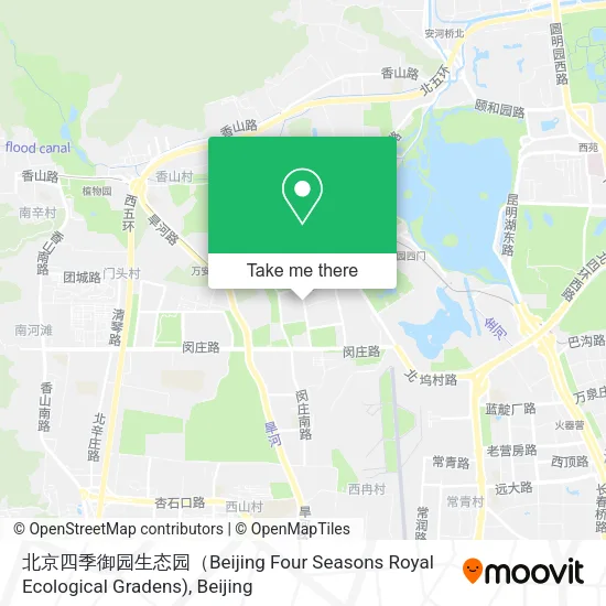 北京四季御园生态园（Beijing Four Seasons Royal Ecological Gradens) map