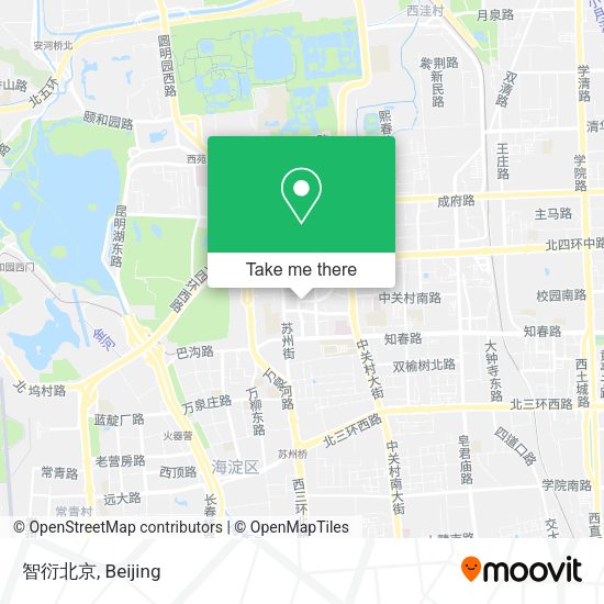 智衍北京 map