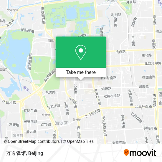 万通驿馆 map