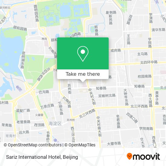 Sariz International Hotel map