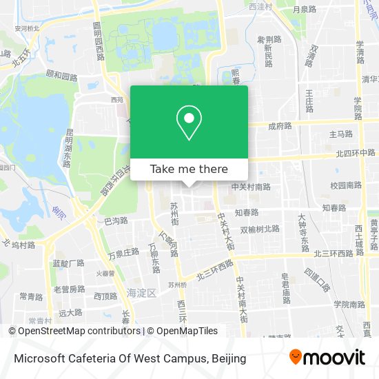 Microsoft Cafeteria Of West Campus map