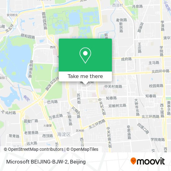 Microsoft BEIJING-BJW-2 map
