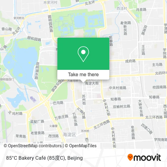85°C Bakery Café (85度C) map