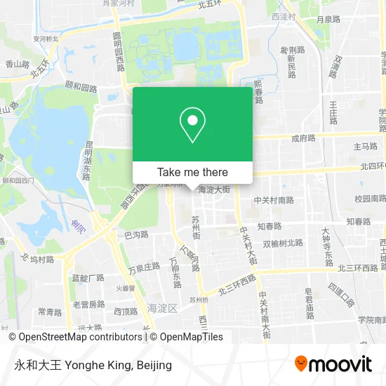 永和大王 Yonghe King map